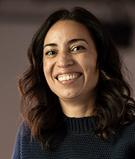 student in room with files