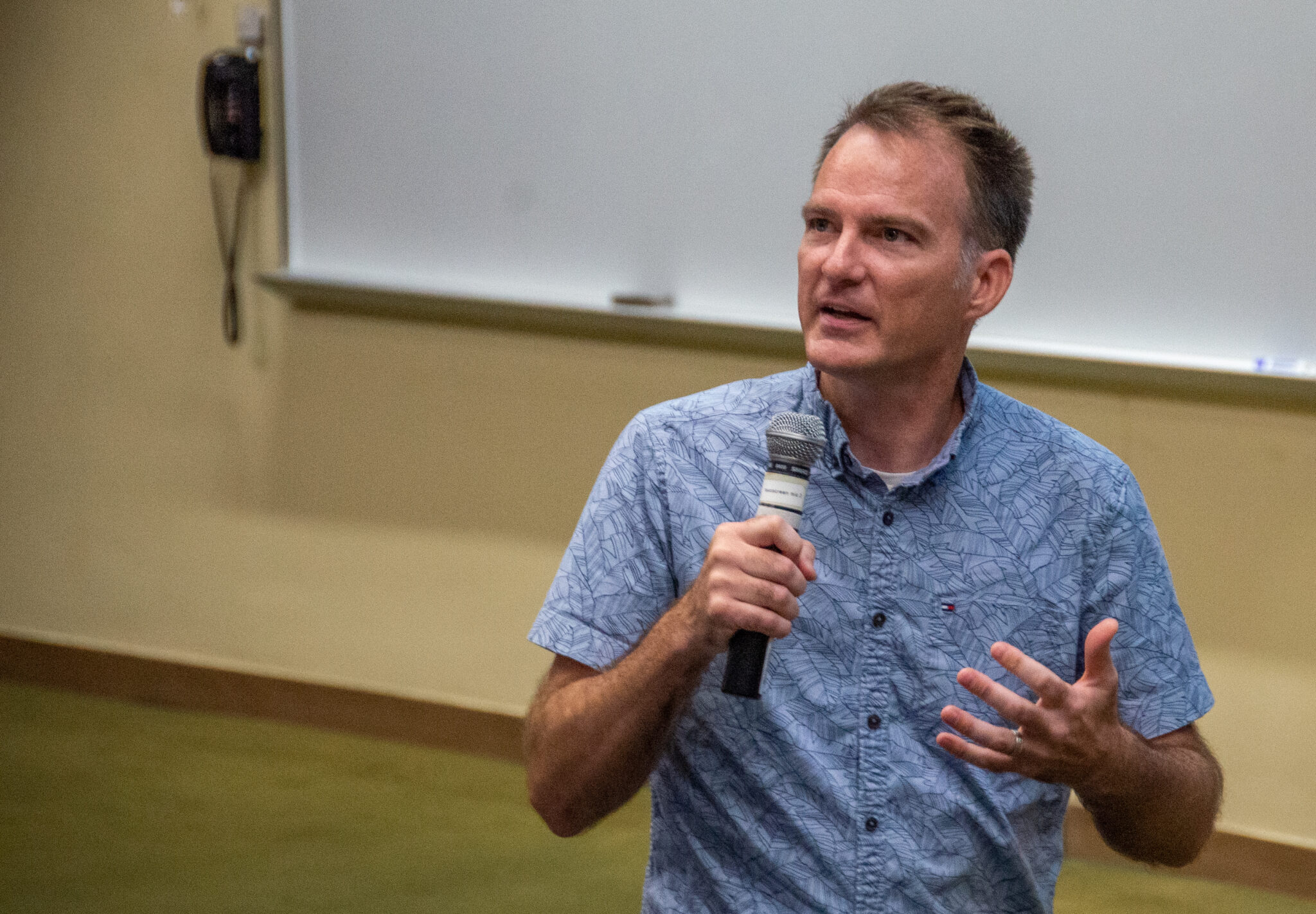 Director of the College of Integrative Sciences and Professor of Astronomy Seth Redfield. (Mike Mavredakis)